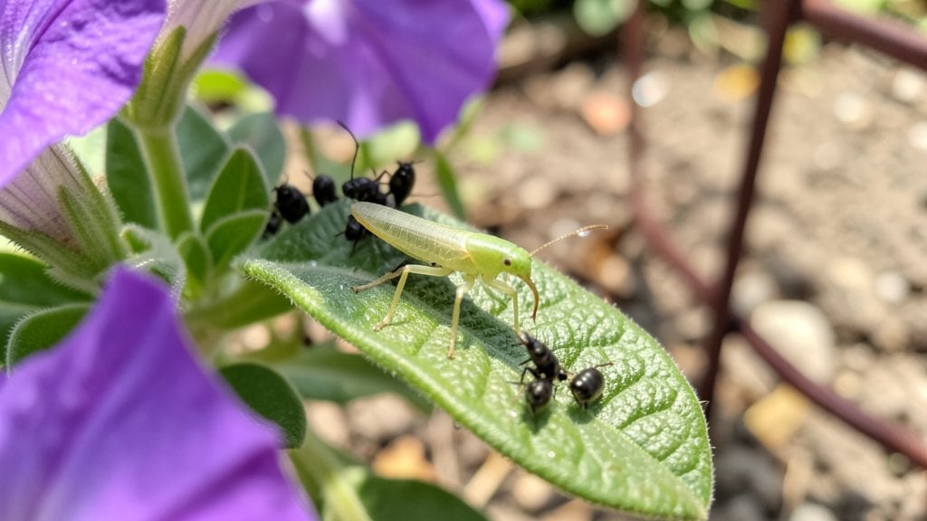 Bugs on Petunia Plants: Swift Organic Rescue for Chewed Leaves