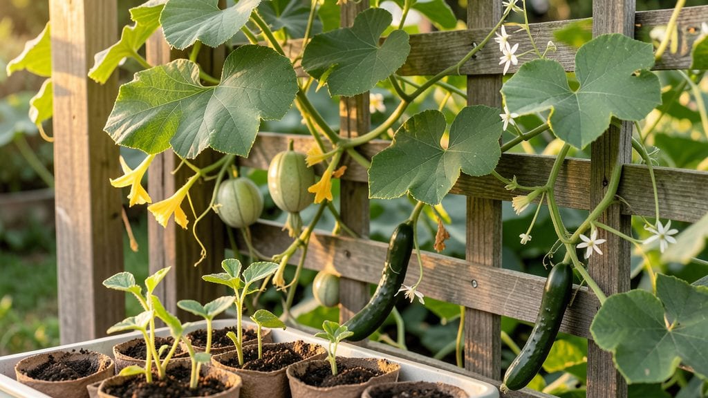 Can You Plant Cantaloupe and Cucumbers Together: Compatibility Rules and Yield Impact