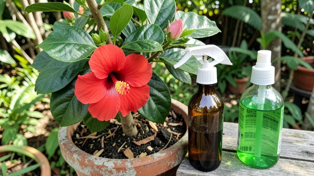 Hibiscus Plant Pest Control: Natural Spray Solutions for Leaf Spot and Aphids