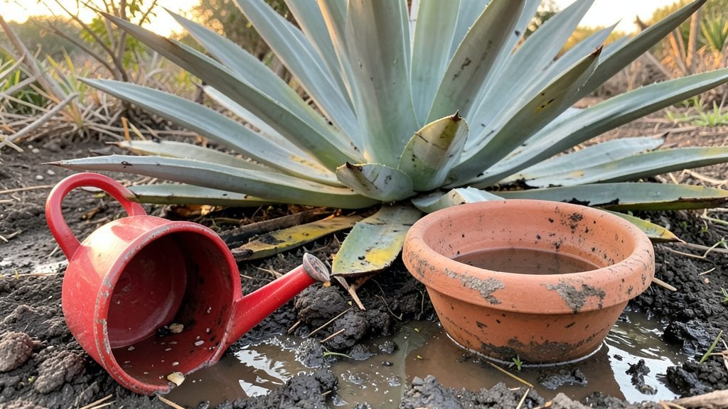 Overwatered Agave Plant: Drain, Dry, and Revive in 3 Steps