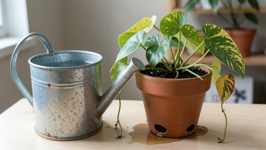 Overwatered Indoor Plant: Revive Drooping Leaves in 3 Simple Steps
