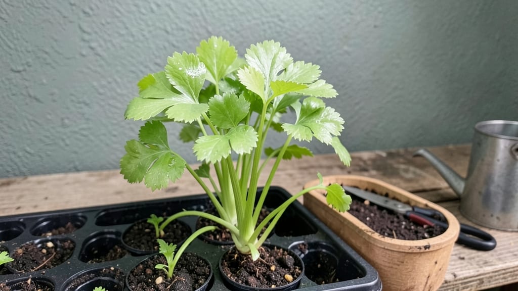 Planting Celery Indoors: Fast-Growing Stalk Perfection in Containers
