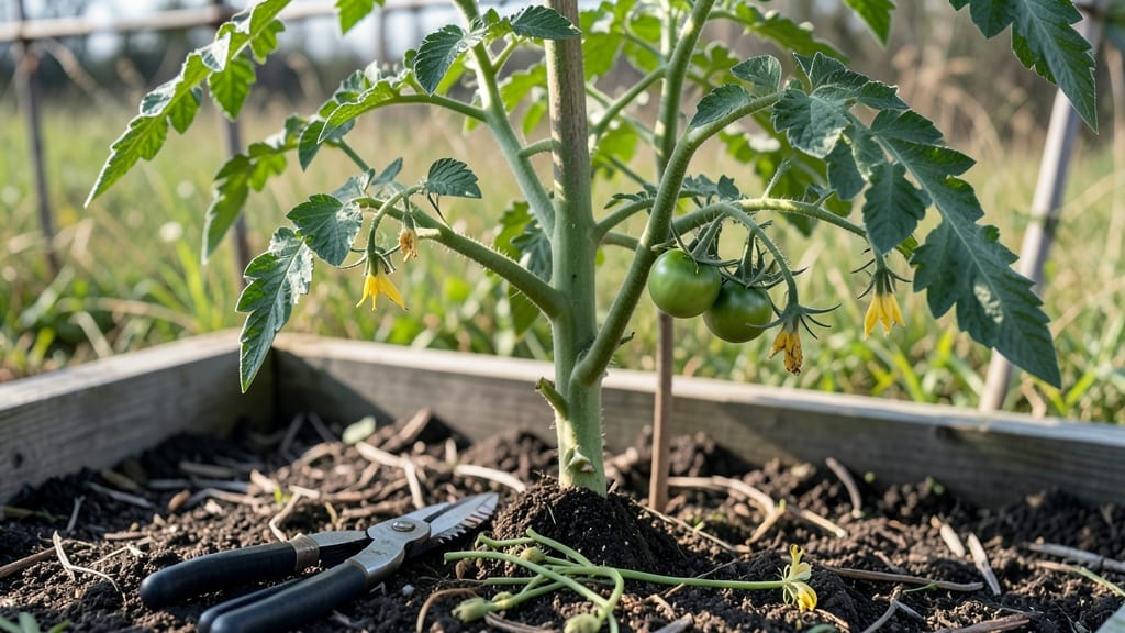 Proper Way To Prune Tomato Plants: Boost Yield With 3 Strategic Cuts