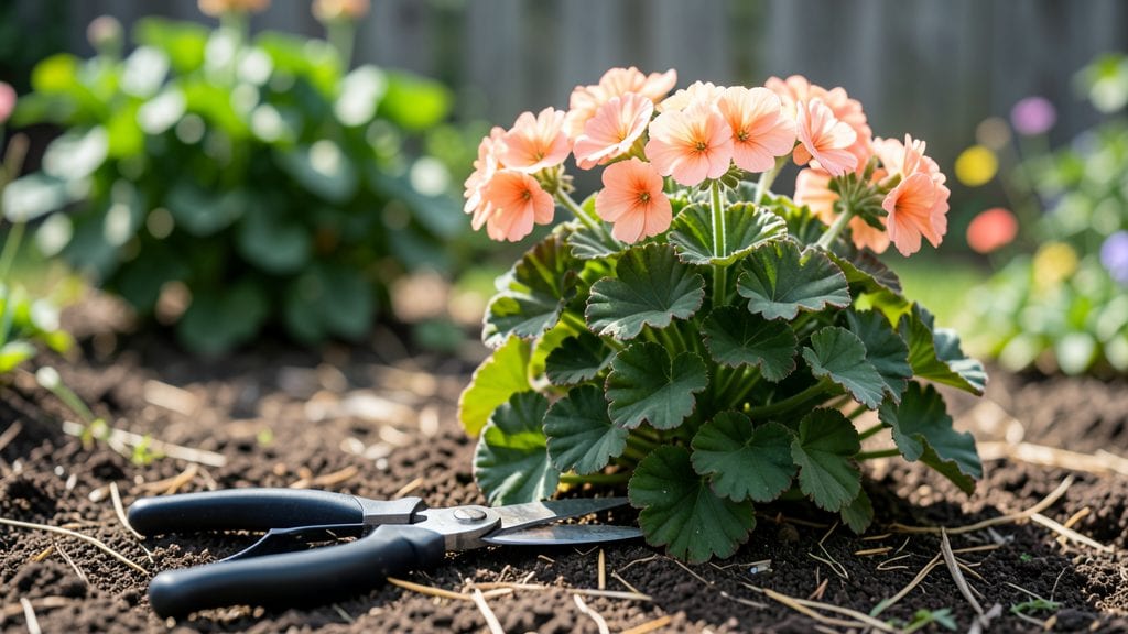 Pruning Geranium Plants: Revitalize Stems for Bushier Blooms