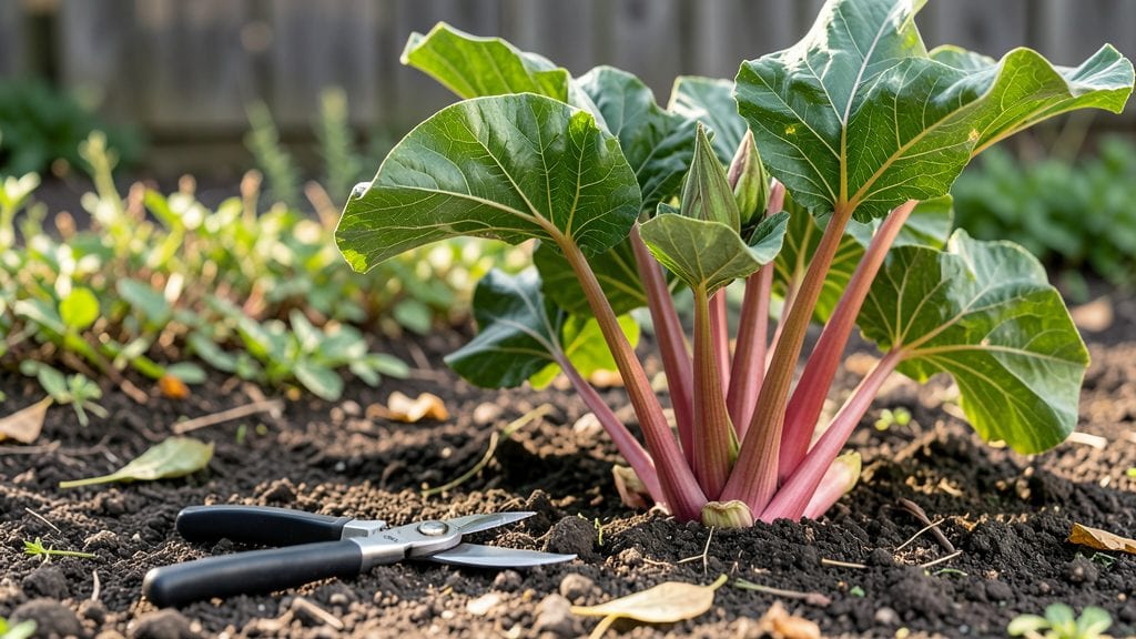 Pruning Rhubarb Plants: Year-Round Vigor With 3 Seasonal Cuts