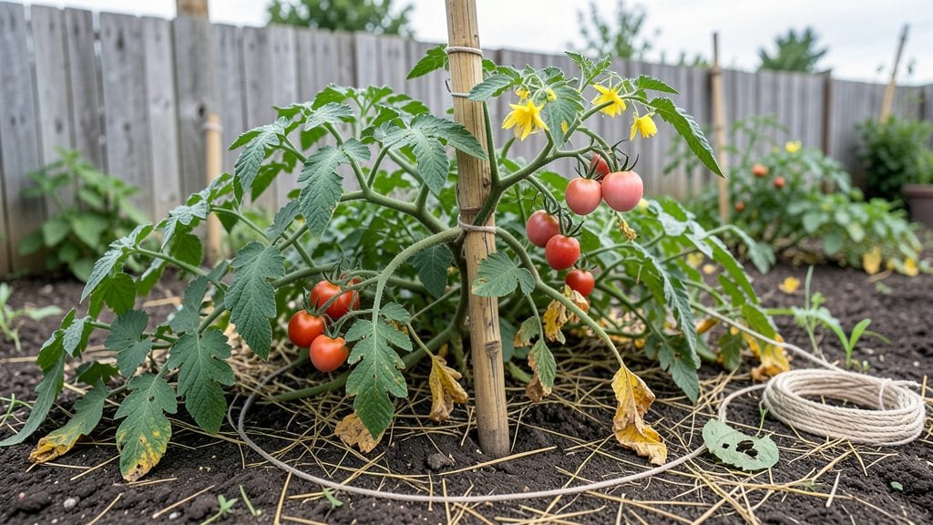Stringing Tomato Plants: Pruning Tricks for Bushier Vines and Bigger Fruit