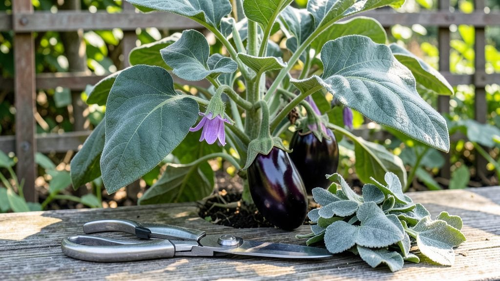 Eggplant Plant Trimming Guide: Year-Round Growth With 3 Precision Cuts