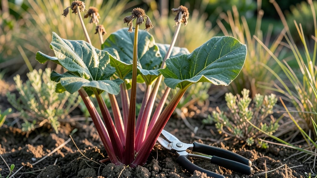 Trim Rhubarb Plants: 3-Step Pruning for Bigger Harvests