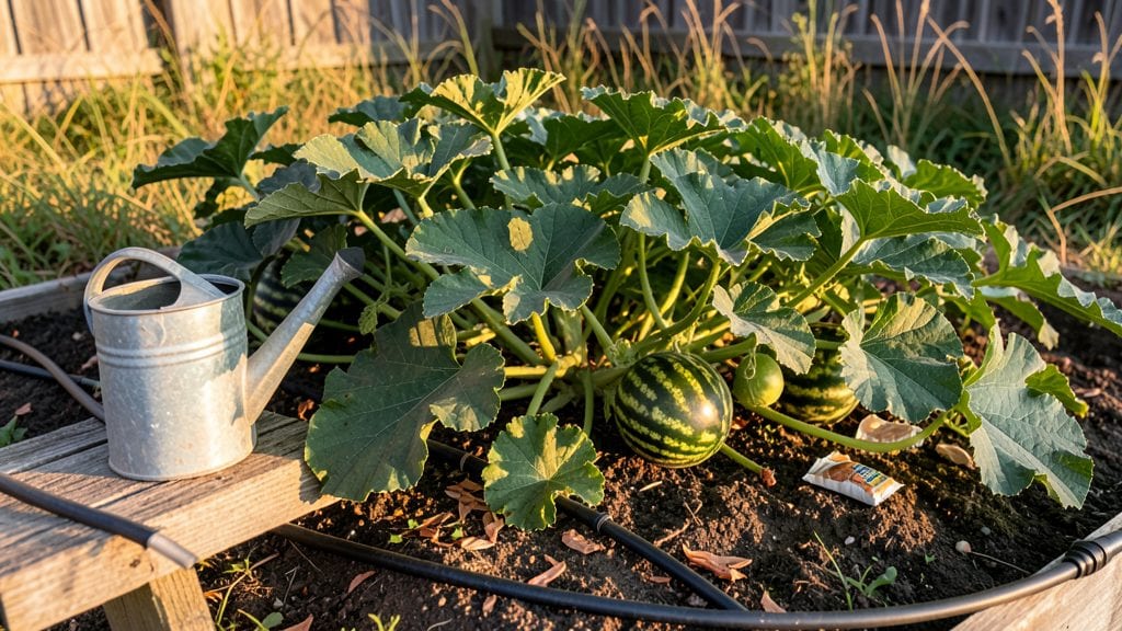 Watering Watermelon Plants: Deep Roots, Ripe Results in 3 Key Steps